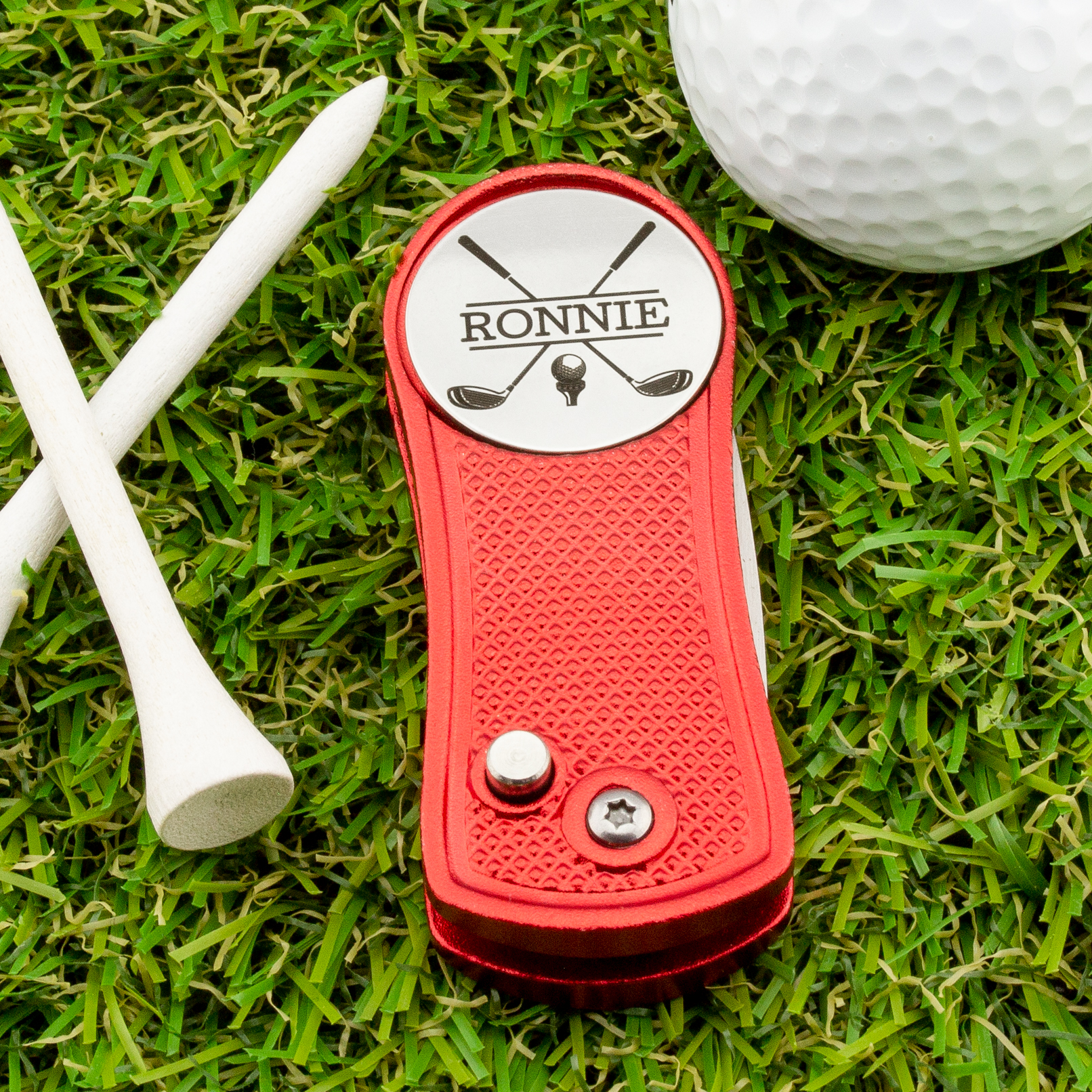 Divot Repair Tool and Ball Marker Personalized Golf Gifts for Men -  Heartfelt Tokens
