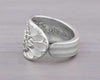 Spoon Jewelry 1953 Jubilee - Antique Silverware Jewelry - Vintage Silverware Spoon Ring - Wrap Ring - Straight Ring