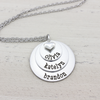 Layered Name Necklace for Mom, 3 Name Necklace