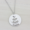 Layered Name Necklace for Mom, 3 Name Necklace