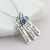Personalized Name Tags with Birthstones