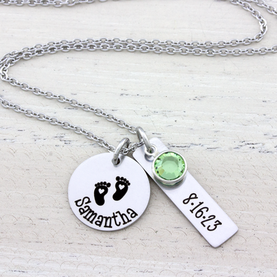 New Mom Necklace Personalized Jewelry
