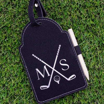 Golf Tee Holder Bag Tag Personalized