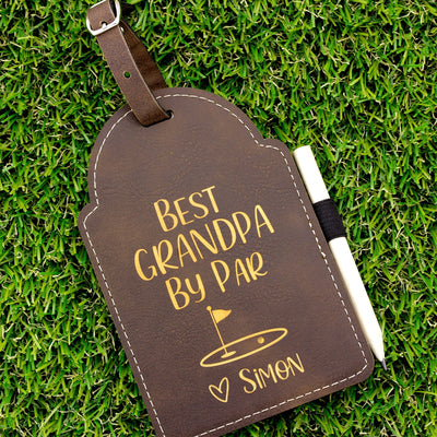 Golf Tee Holder Bag Tag Personalized
