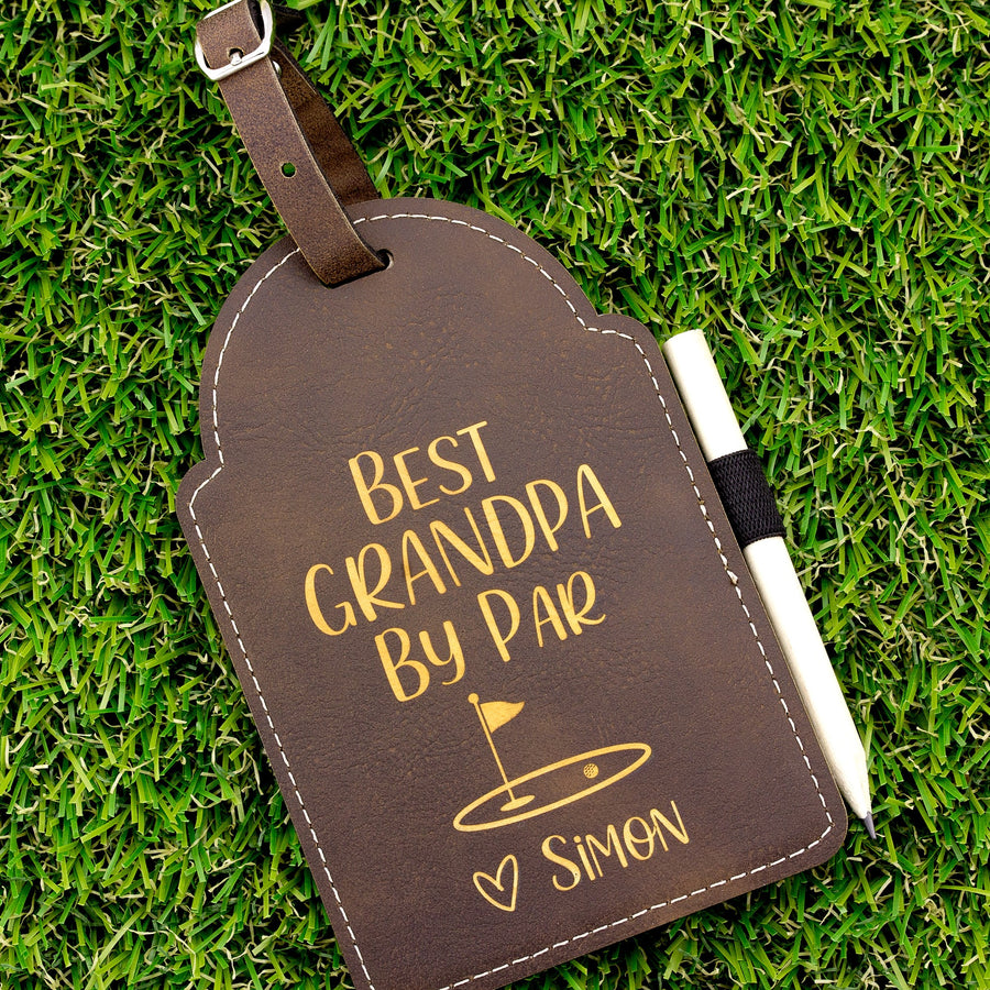 Golf Tee Holder Bag Tag Personalized