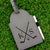 Personalized Golf Bag Tag Tee Holder with Pencil