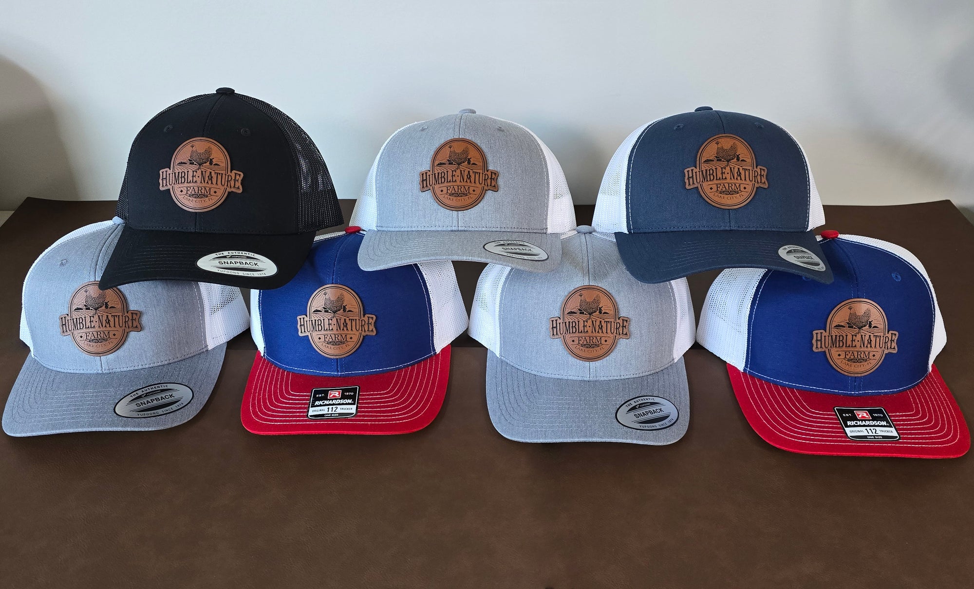 Custom Patch Hats 112 Trucker Adjustable Snap Back