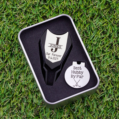 Golf Ball Marker, Golf Divot Tool, Golf Gifts for Men, Personalized Golf, Birthday Gift, 60th Birthday Gift for Men
