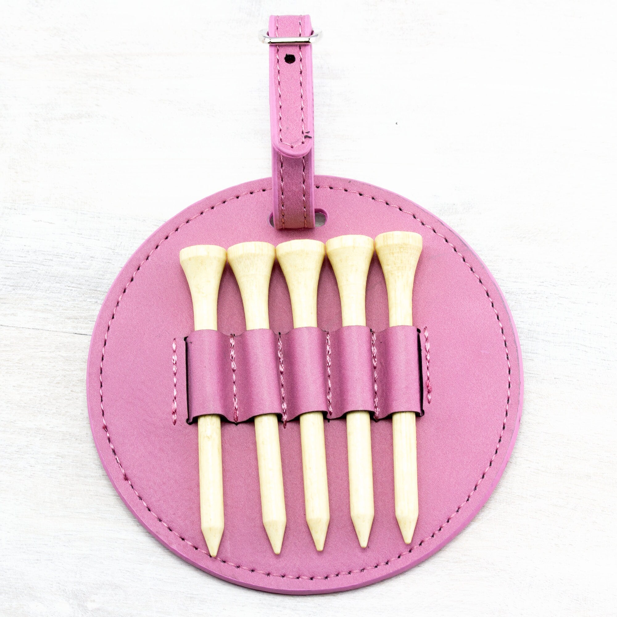 Personalized Golf Bag Tag Tee Holder, Golf Gifts for Women, Golfer Accessories, Christmas Gifts for Grandma