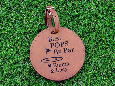 Golf Bag Tag Golf Gifts for Men Personalized Golf Tee Holder, Fathers Day Gift for Dad