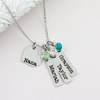 Nana Necklace with Grandkids Names