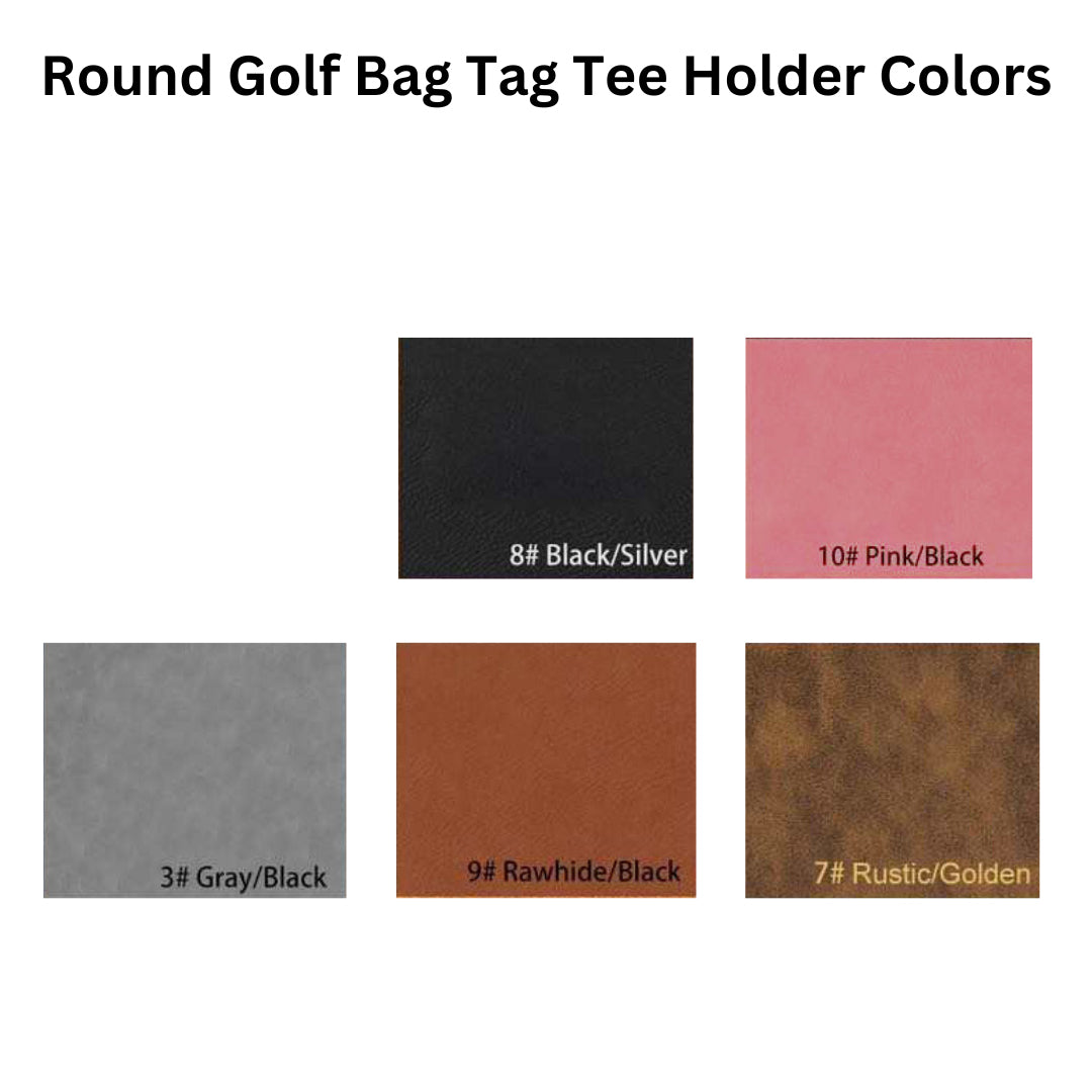 Personalized Golf Bag Tag Tee Holder, Golf Gifts for Women, Golfer Accessories, Christmas Gifts for Grandma