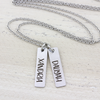 Custom Engraved Kids Name Pendant Necklace