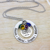 Family Tree Washer Name Necklace