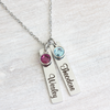 Personalized Mothers Necklace with Kids Names