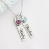 Personalized Mothers Necklace with Kids Names