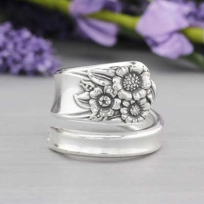 Spoon Ring April 1950 Silverware Jewelry