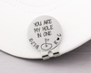 Personalized Golf Ball Marker with Hat Clip - Heartfelt Tokens