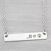 Custom Personalized Bar Necklace