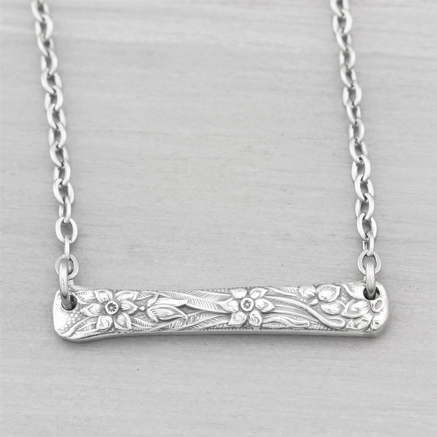 1935 Narcissus Spoon Bar Necklace