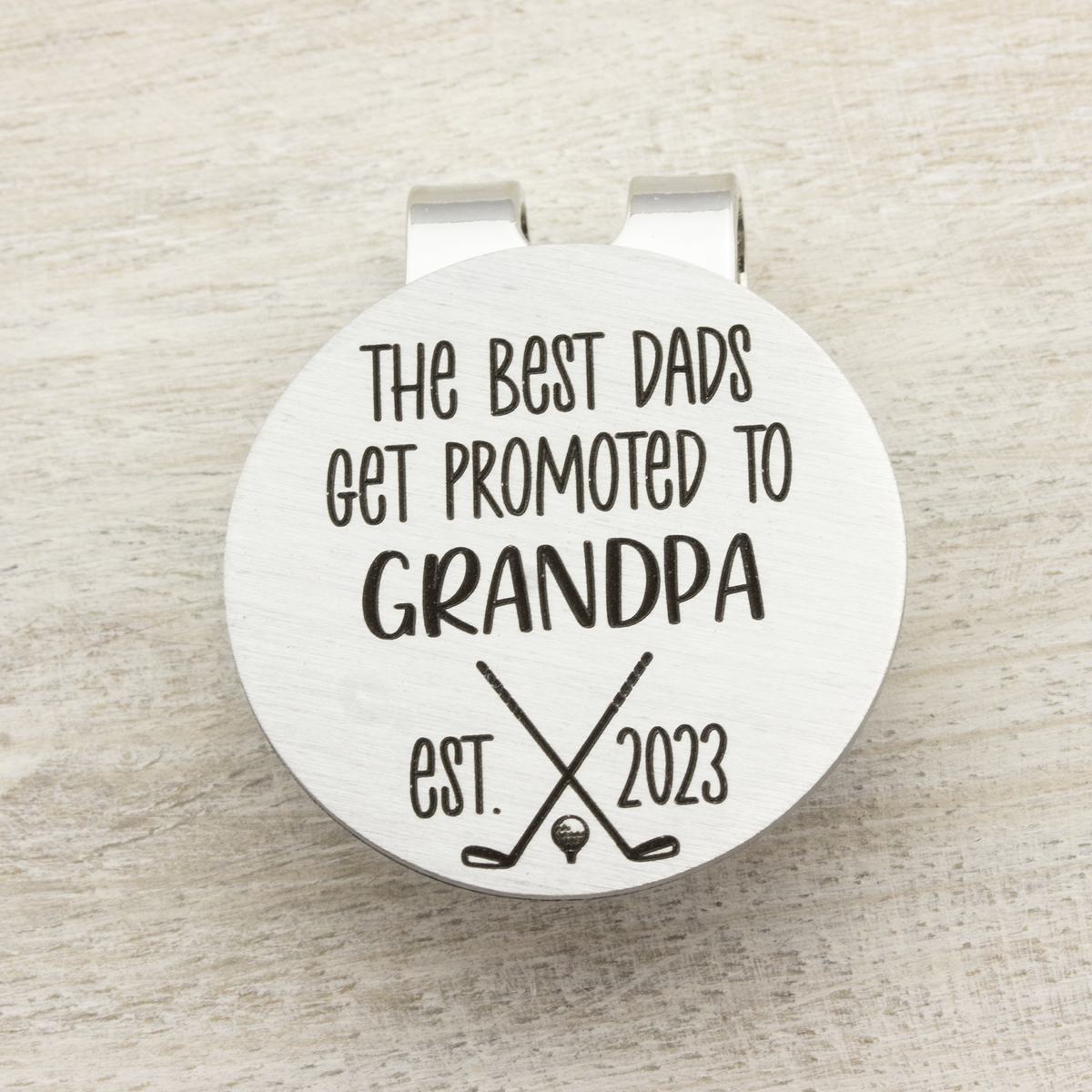 Personalized Golf Ball Marker Golfer Gift for Grandpa