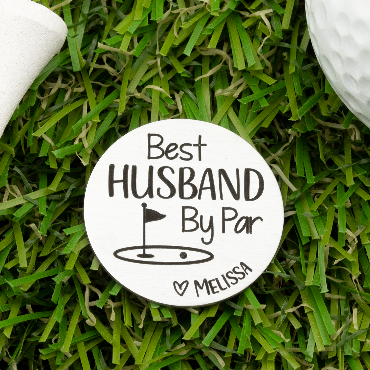 Husband Boyfriend Golf Gift Personalized Ball Marker
