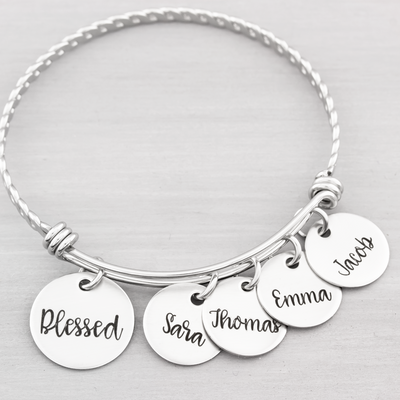 Infant Name Bracelet by Grow-With-Me® - BeadifulBABY