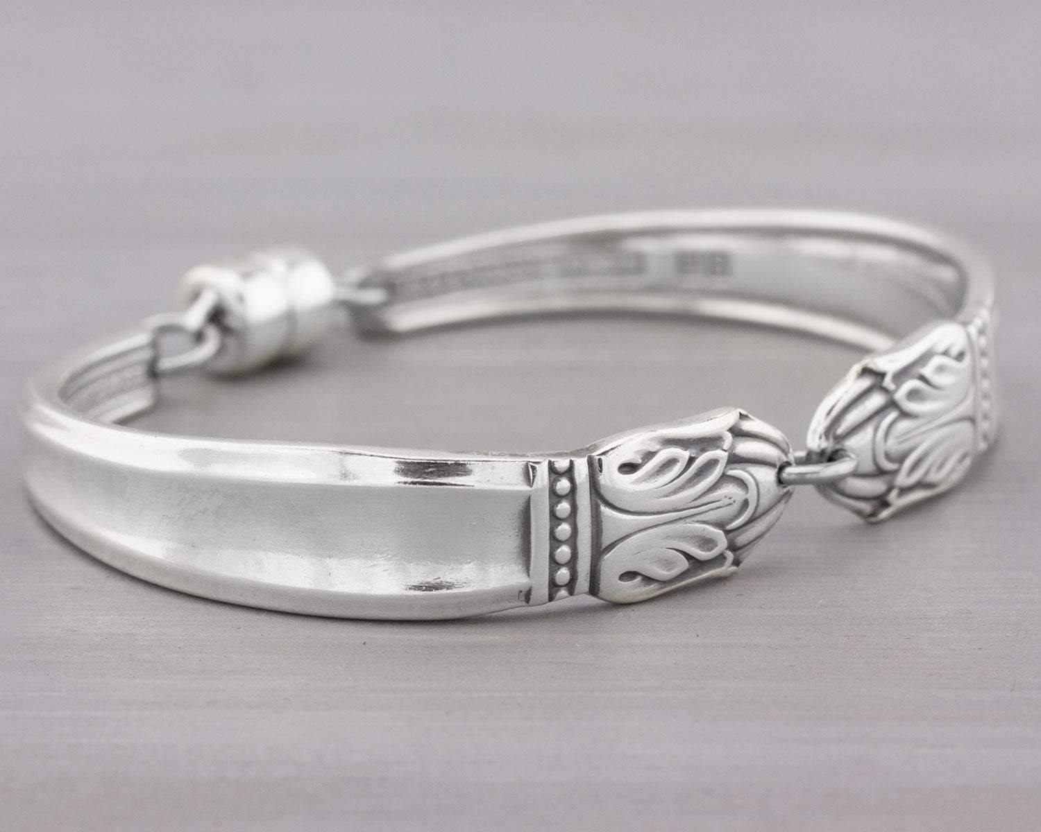 Silverware Jewelry Danish Princess 1938 Spoon Bracelet Christmas Gift for her