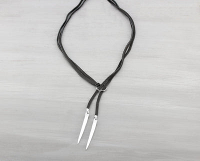 Fork Necklace - Silverware Jewelry - Antique Fork Tine Jewelry - Necklace Gift for Women