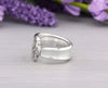 Spoon Ring April 1950 - Silverware Spoon Jewelry - Sunflower Ring - Antique Silverware Jewelry