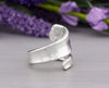Spoon Ring April 1950 - Silverware Spoon Jewelry - Sunflower Ring - Antique Silverware Jewelry