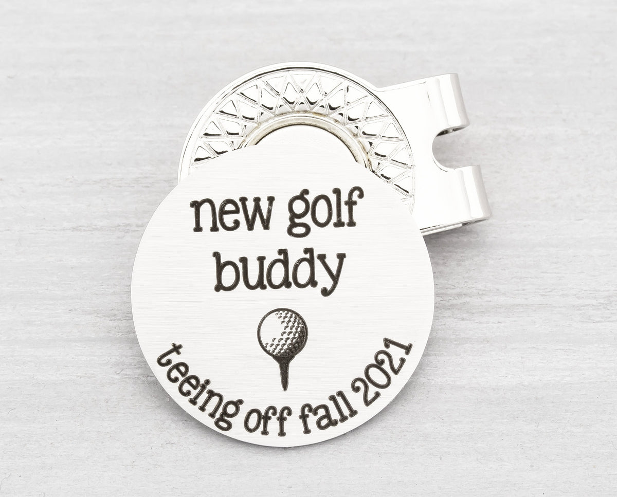 Personalized Golf Ball Marker - Golfing Gift for Dad - Baby Announcement for New Dad - Personalized Golf Gift for Men - Fathers Day Gift