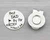 Divot Tool Personalized Golf Ball Marker - Gift for Dad Husband Father's Day - Custom Engraved Golf Gifts for Men - Personalized Gift Set