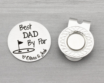 Custom Engraved Golf Gifts for Men Divot Repair Tool and Ball Marker Set - Golf Ball Marker Christmas Gifts - Stocking Stuffer for Husband