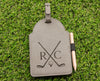 Golf Gifts for Men - Personalized Golf Bag Tag Tee Holder with Pencil - Dad Husband Birthday Gift for Him Custom Engraved Golf Accessories