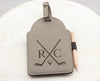 Golfing Gifts for Men - Personalized Golf Bag Tag Tee Holder Fathers Day Birthday Gift for Dad Grandpa Husband Boyfriend - Golfer Gift Idea