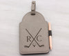 Golf Gifts for Men - Personalized Golf Bag Tag Tee Holder with Pencil - Dad Husband Birthday Gift for Him Custom Engraved Golf Accessories