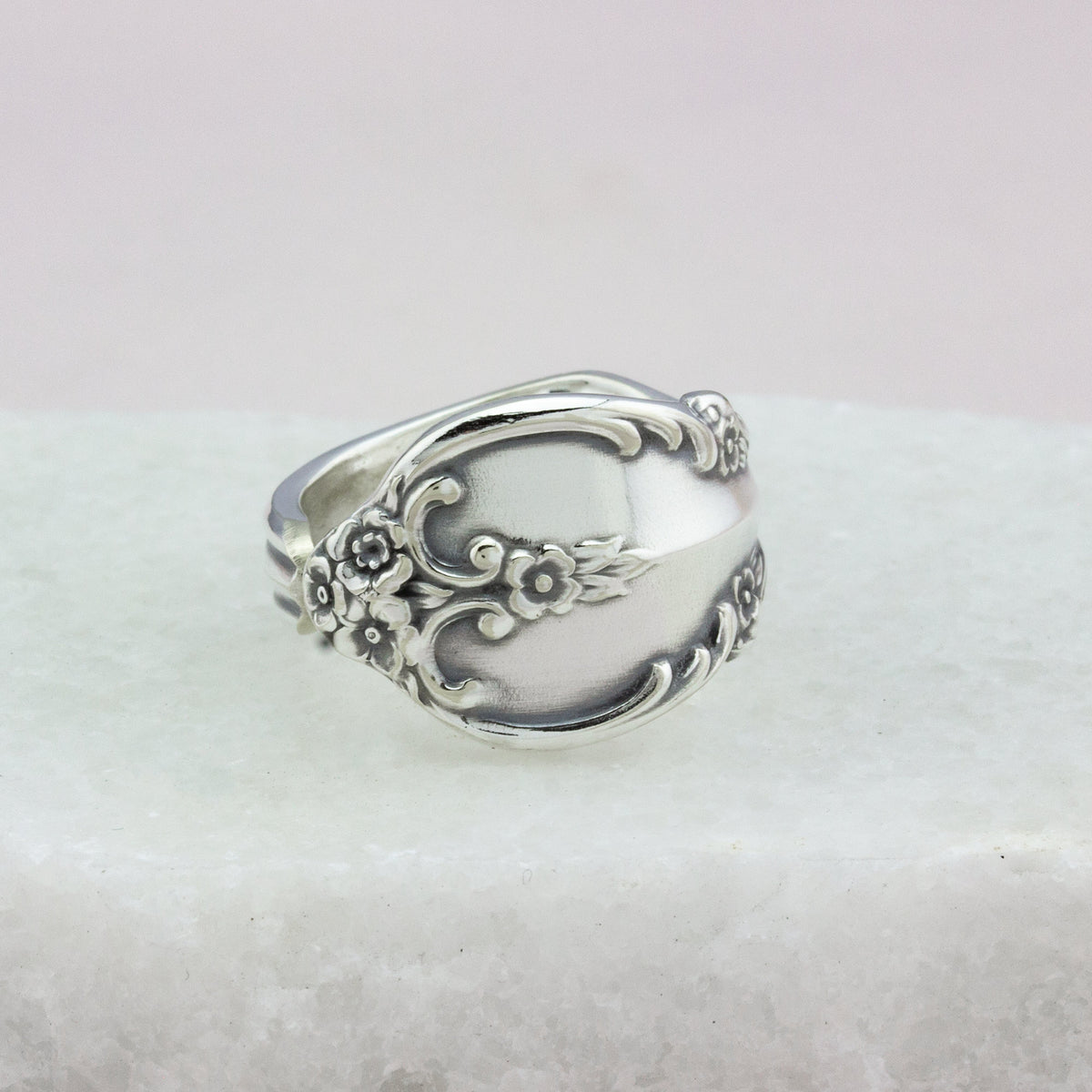 Antique Spoon Ring Jewelry Vintage Silverware Spoon Rings Handmade Authentic Silverware Jewelry 1962 Southern Splendor Mothers Day Gift