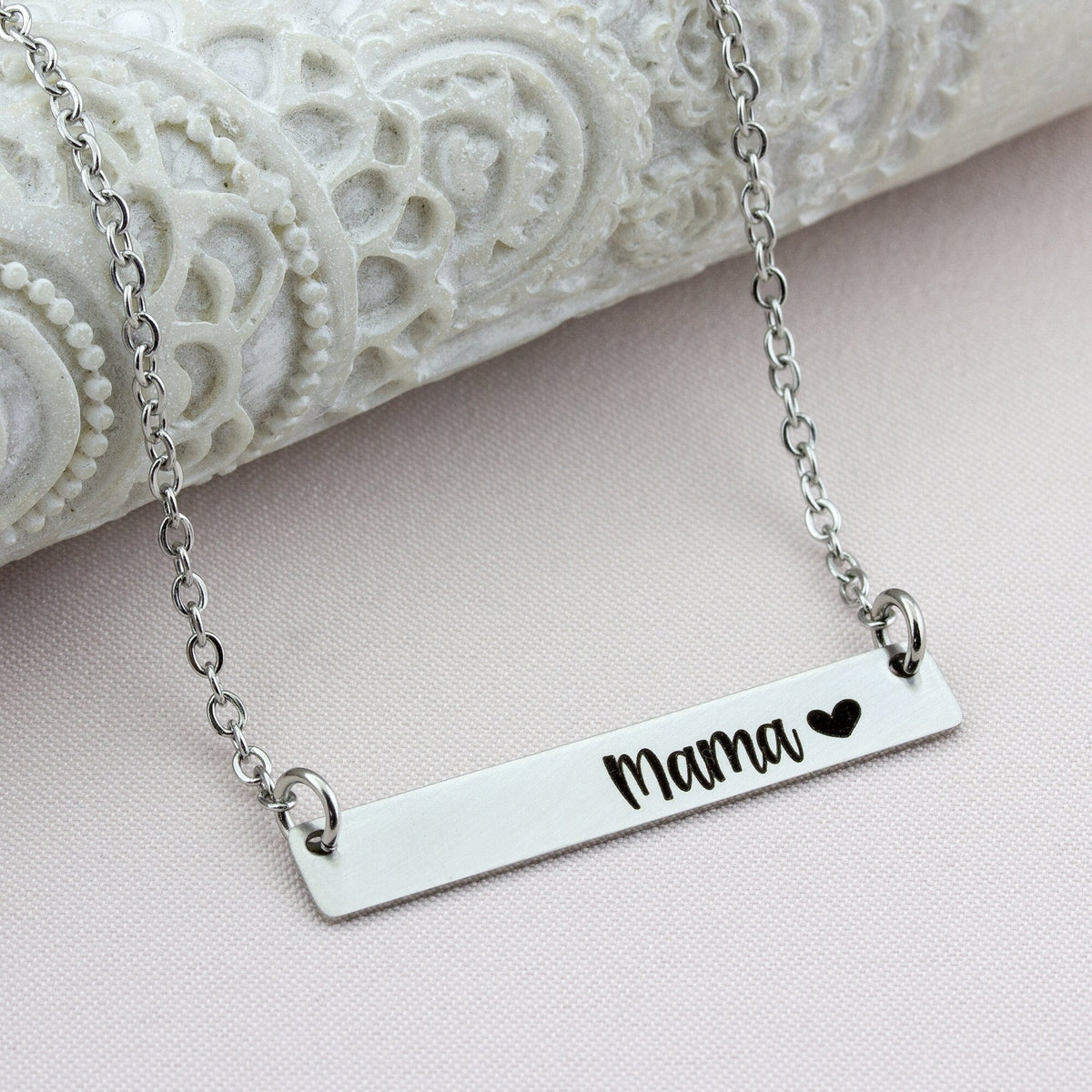 chain necklace engraved