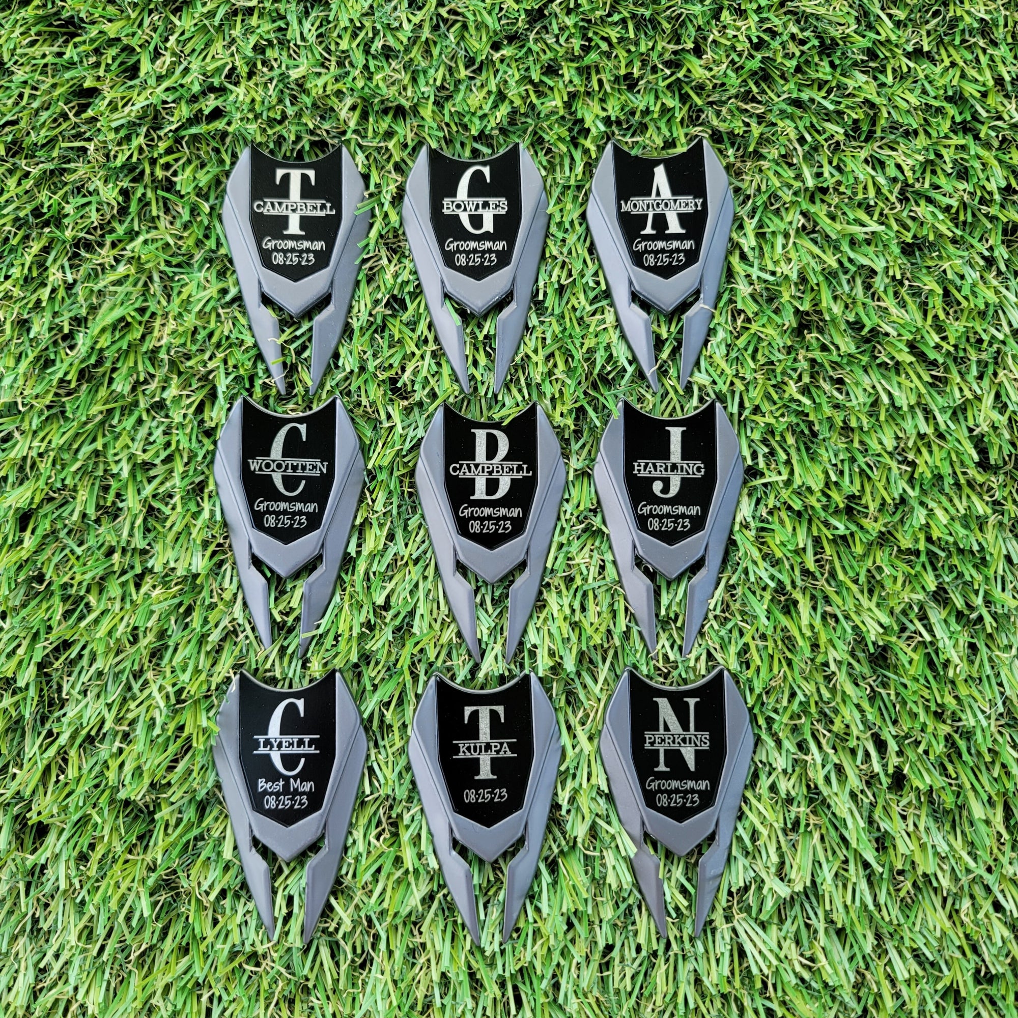 Custom Golf Ball Marker, Personalized Divot Tool, Golf Gift Set, Wedding Gift for Groom from Bride, Golf Gifts for Men, Golfer Gift