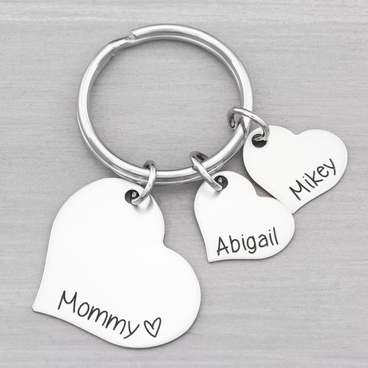 Personalized Heart Custom Key Chain For Mom