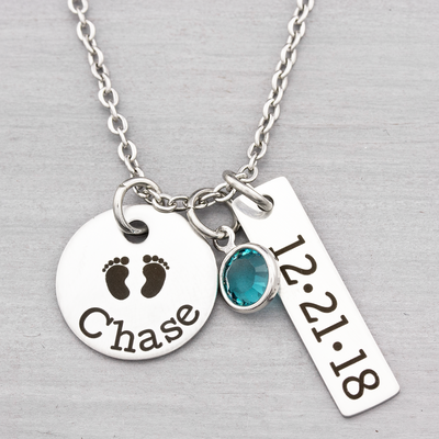 New Mom Necklace Personalized Jewelry