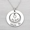 Personalized Name Necklace My Girls My Boys