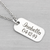 Personalized Bar Name and Birth Date Necklace