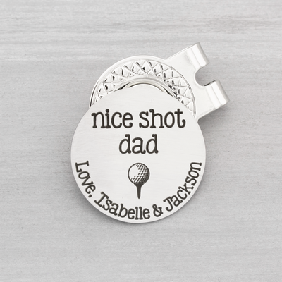 Custom Golf Ball Marker Engraved Gift for Him