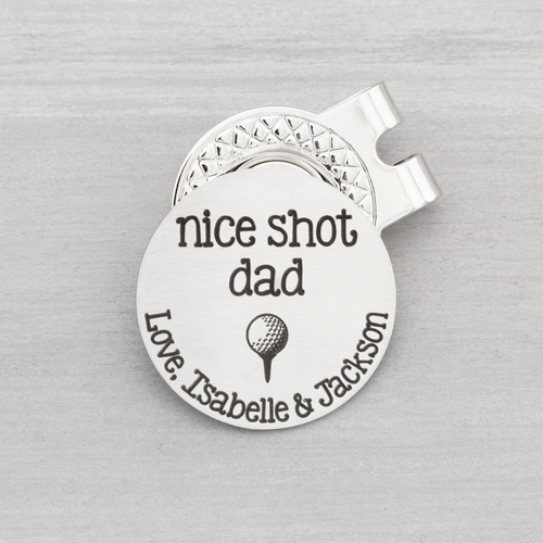 Custom Golf Ball Marker Engraved Gift for Him