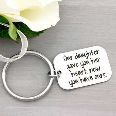 Son In Law Engraved Key Chain Gift