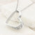 Rosalie 1938 Vintage Silverware Heart Pendant Necklace