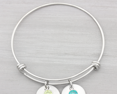 Personalized Bangle Bracelet You Are My Sunshine - Heartfelt Tokens