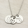 Long Distance Relationship State Outline Necklace